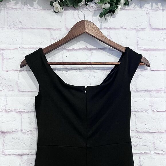 Lulus Black Behold My Love Black Off The Shoulder Twist Front Maxi Dress Small - Picture 5 of 11